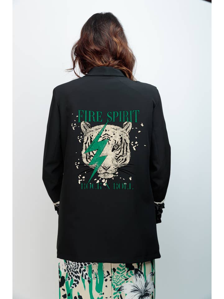 Negro Blazer Smoking Fire Spirit de venta al por mayor en Faire