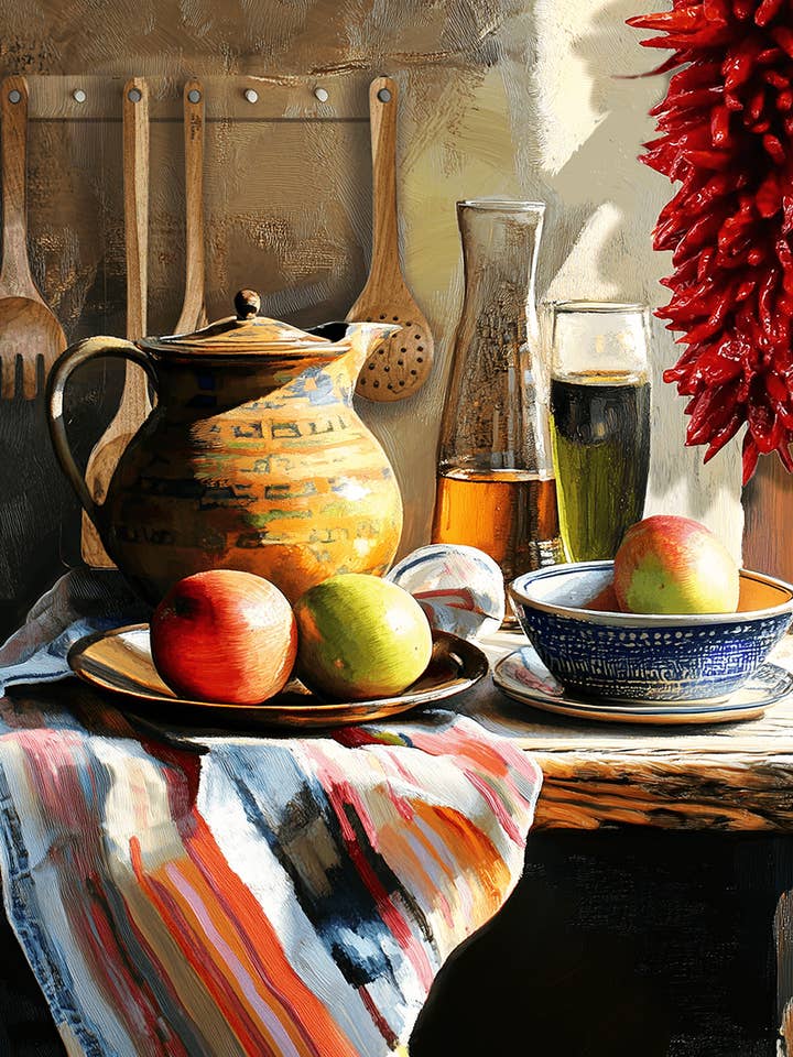 New Mexico Still Life – 8″x10″ Artwork in 11″x14″ Mat for wholesale by Mowbi