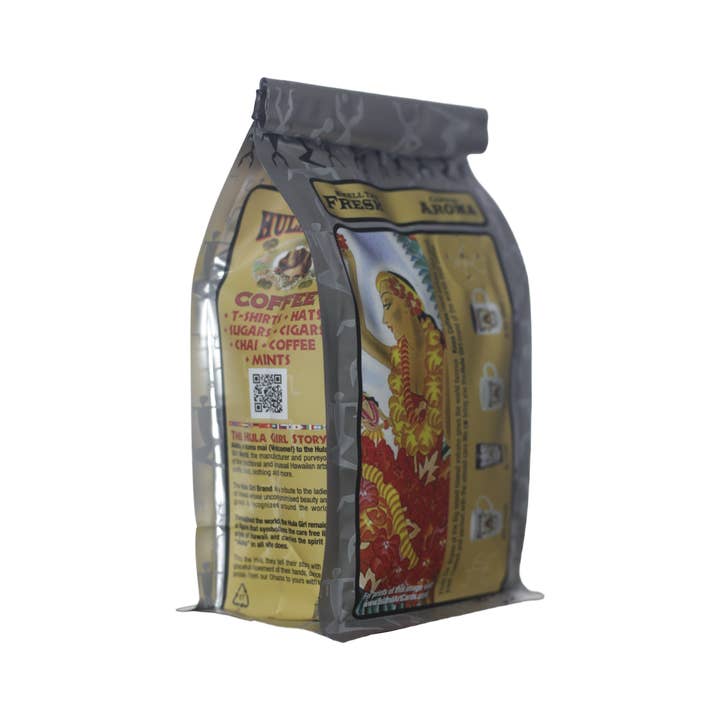 Hula Girl Products - Wholesale Coffee Beans - HULA GIRL 10% KONA COFFEE BLEND 7OZ (198GRAMS)