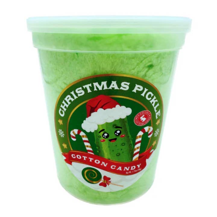 Cotton Candy Christmas Pickle 1.75oz - 12ct for wholesale by I Got Your Candy