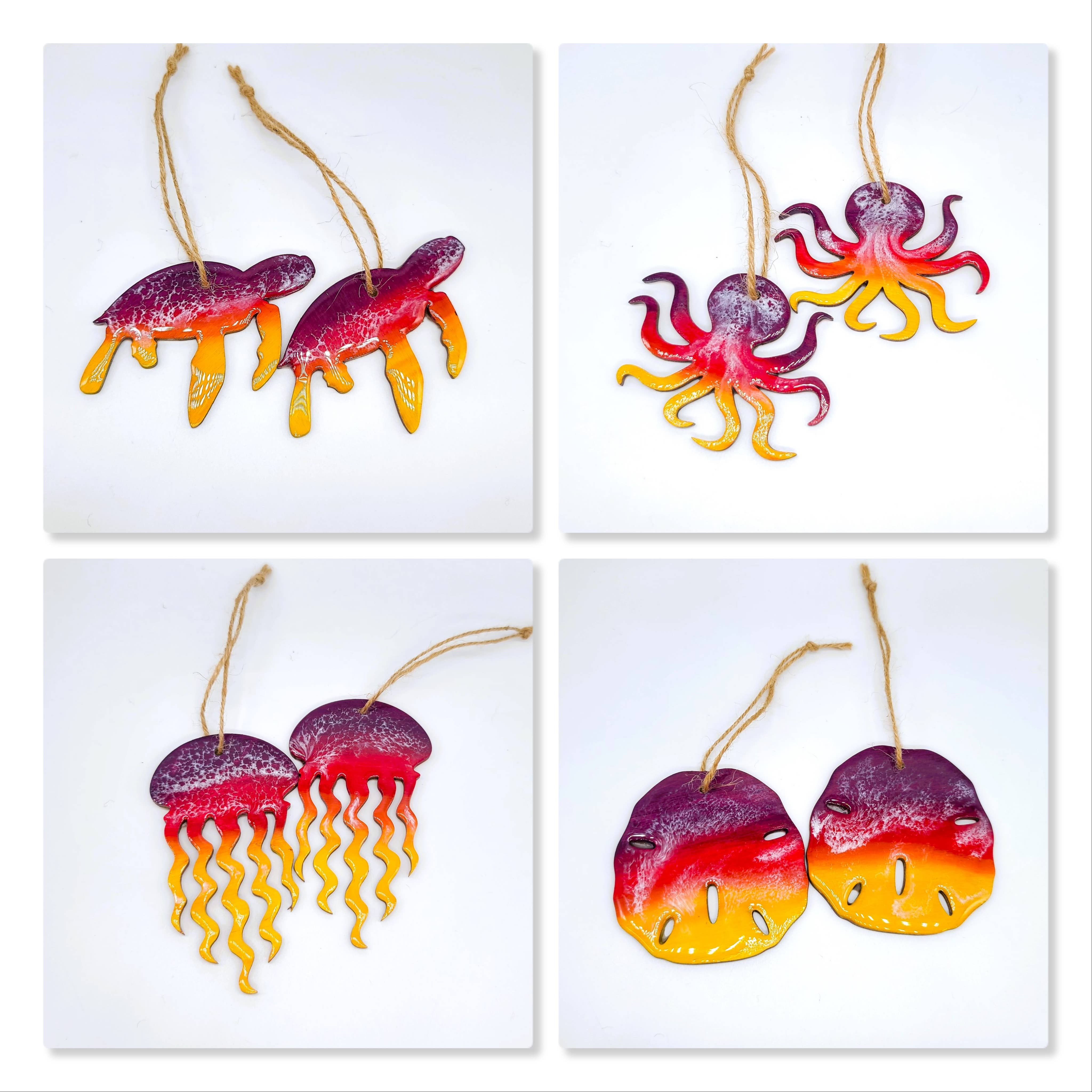 JEMS of the Sea - Vente Objets de décoration - Ornement de Noël océan / Ornement de plage / Ornement faune marine72