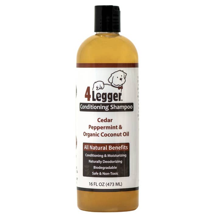Natural Cedar Dog Shampoo and Conditioner with Peppermint & Eucalyptus for wholesale by 4-Legger