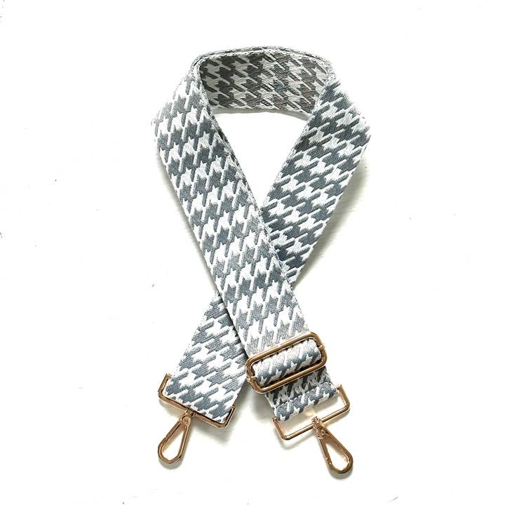 houndstooth strap for wholesale by Be Clear Handbags