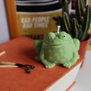 Cute Frog Rings for Women Girls - Pure Candy Color Clay Resin