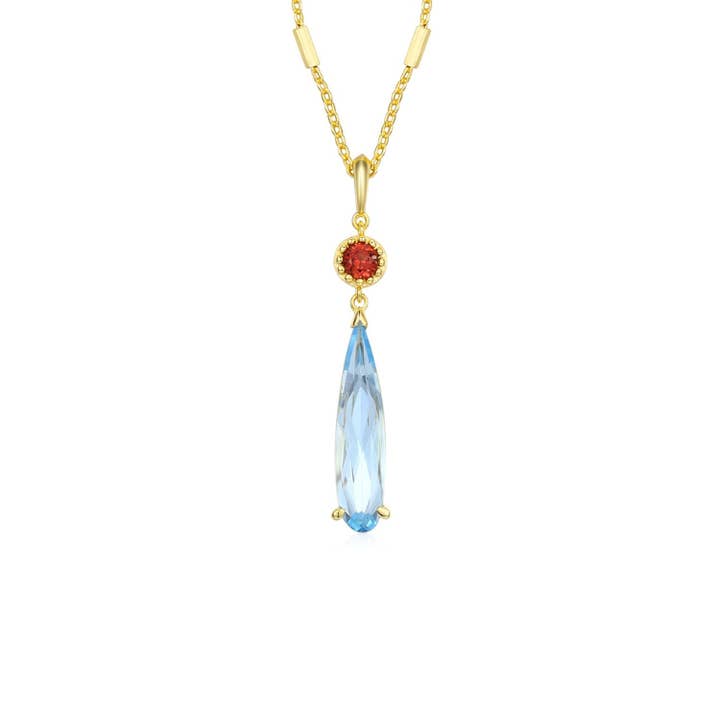 Howl’s Moving Castle Necklace (Yellow Gold) for wholesale by Azura Jewelry