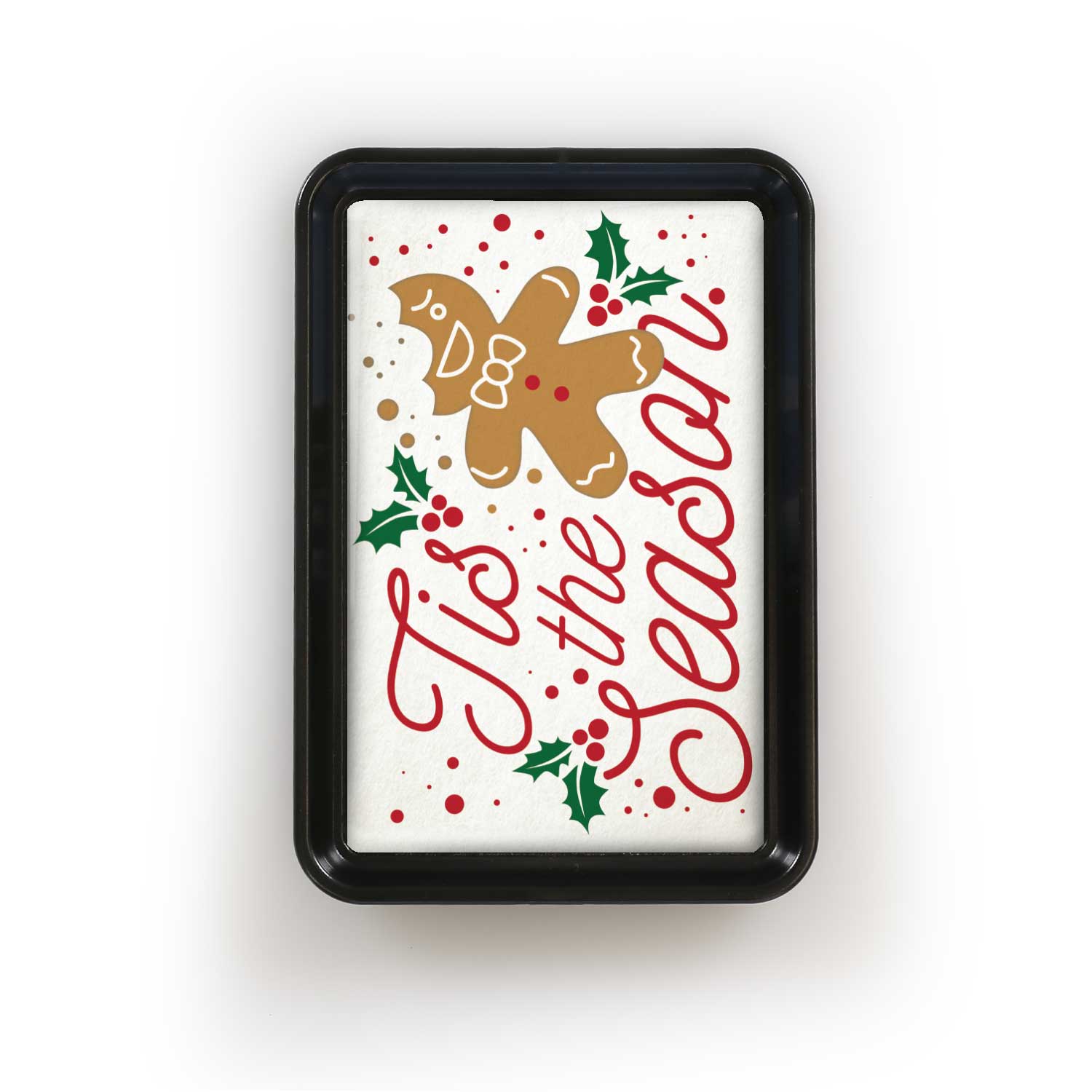 Lucy Lu Designs - Wholesale Decorative Tray - Tis The Season Christmas Cookie Holiday Classic Tray1