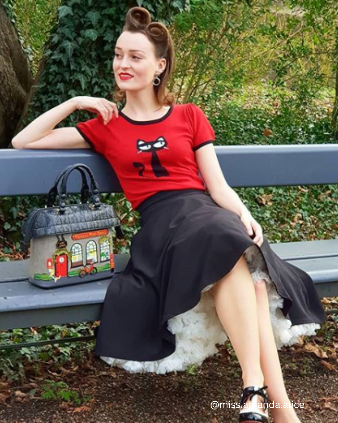 Mak - Wholesale Knit Sweater - Women's - Short Sleeve Crewneck Cat Print Casual T-Shirt Sweater16