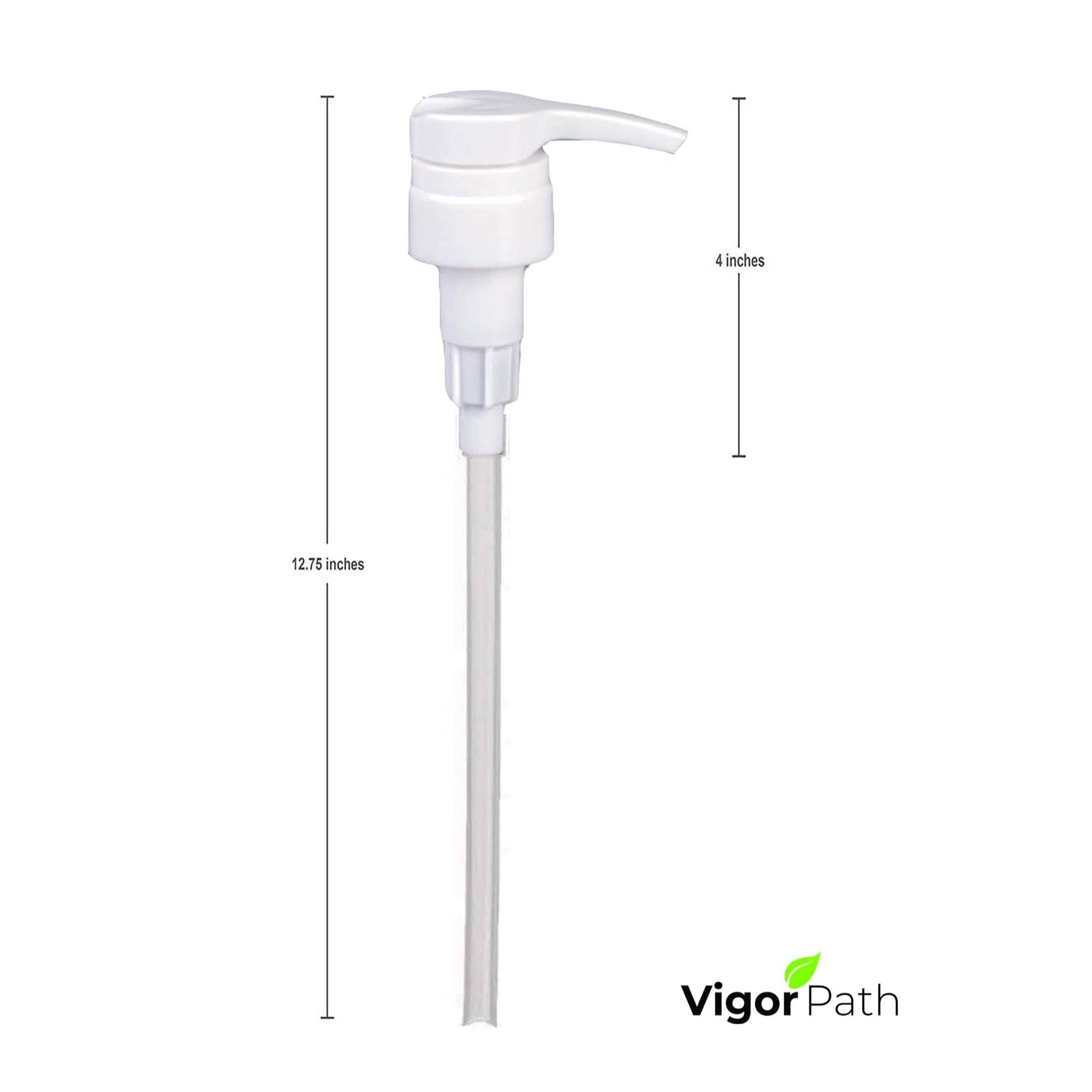 Vigor Path - Vente Distributeurs de savon - Pompe distributrice universelle de shampoing/après-shampoing pour bouteille, lot de 2 (blanche)1