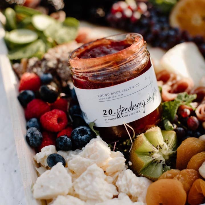 Round Rock Jelly & Co - Wholesale Jam/Jelly - Strawberry Chipotle Jam