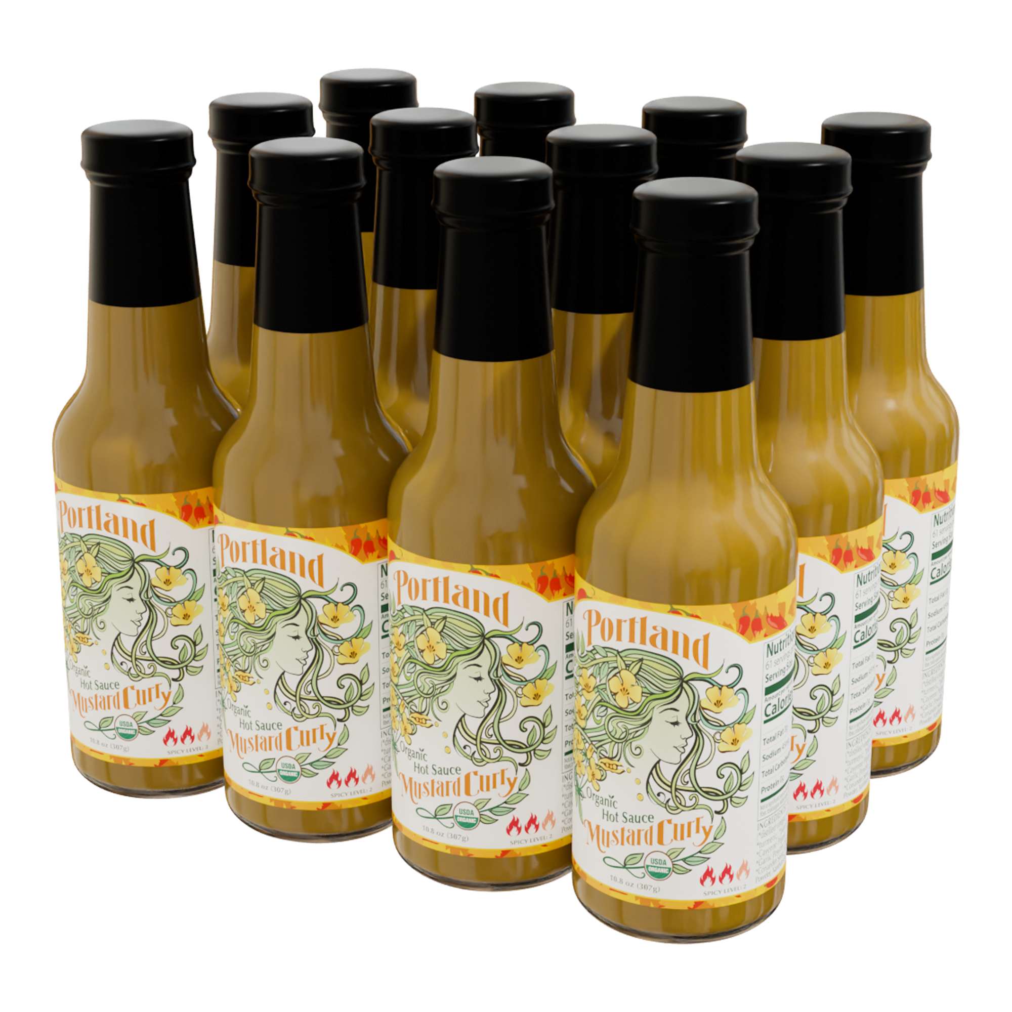 Portlandia Foods - Wholesale Hot Sauce - Portlandia Organic Hot Sauce Mustard Curry3