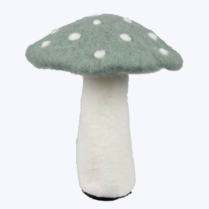 Felt Wool Mushroom W/LED, Need Cr2032 Battery(Sku#: 14274) for wholesale by Young's