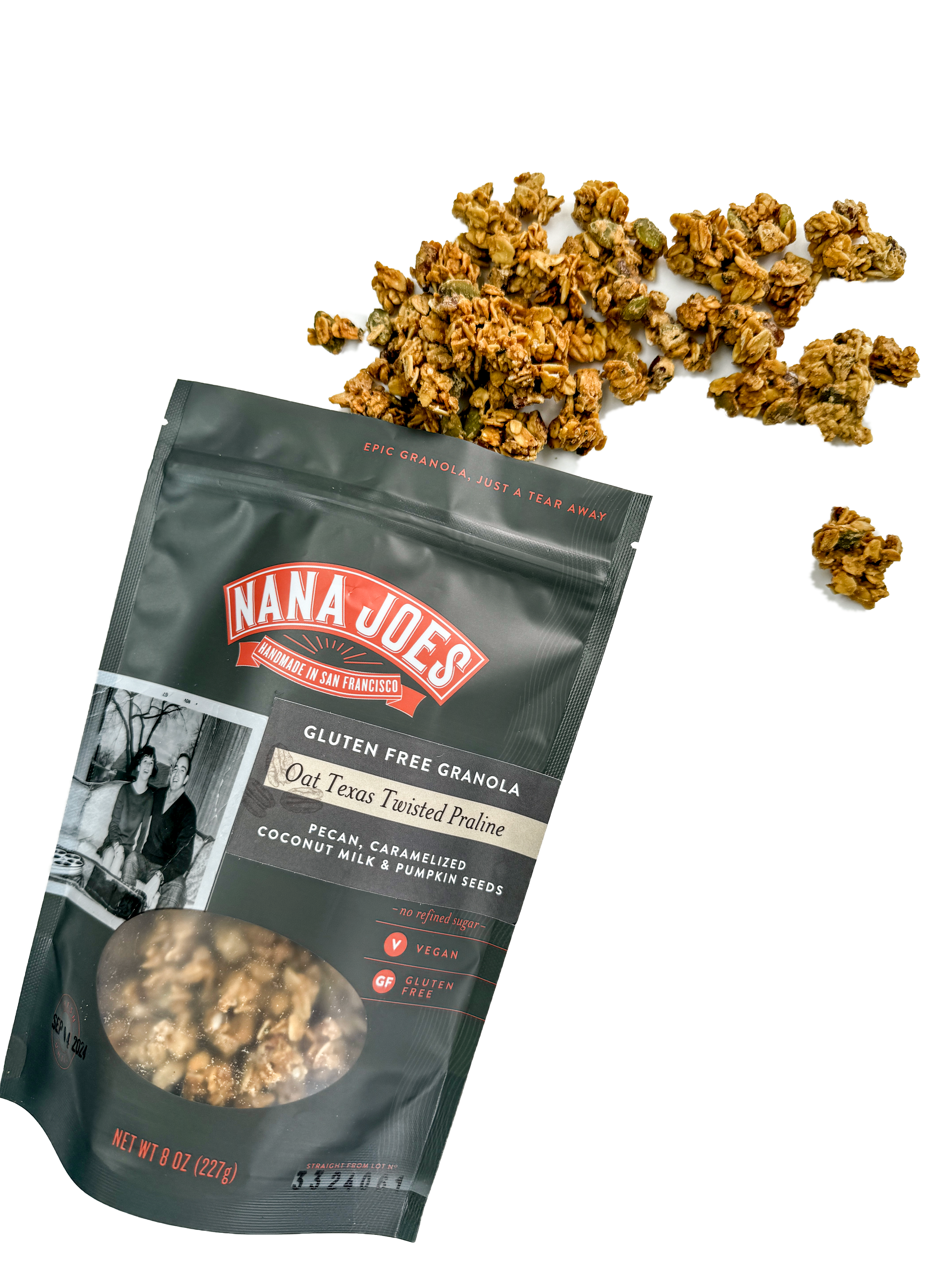 Nana Joes Granola - Vente Granolas - Série *LIMITÉE* Chef's Blend : OAT Texas Twisted Praline1