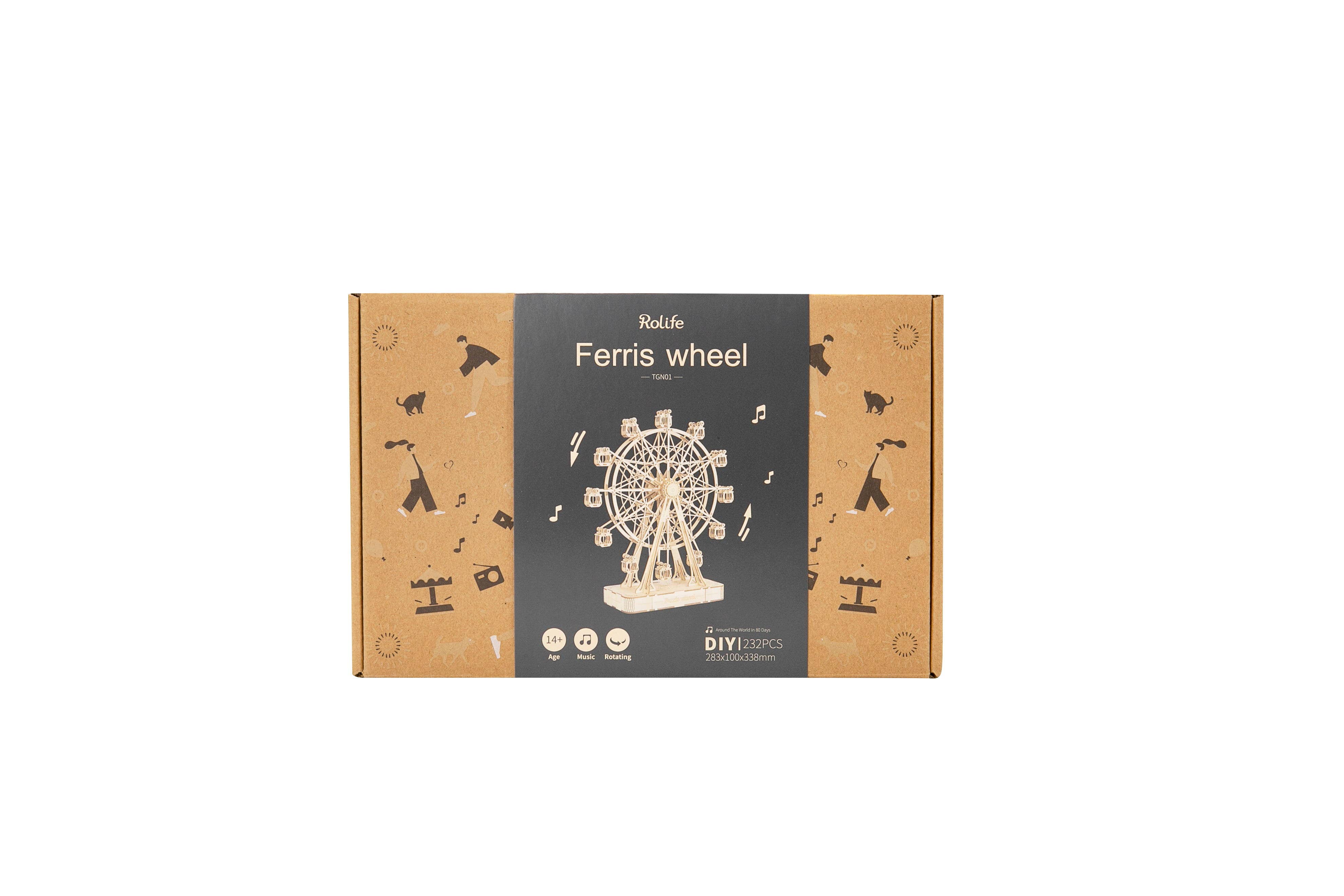 Robotime - Wholesale DIY Craft Kit - Robotime ROLIFE Music box Ferris Wheel TGN012