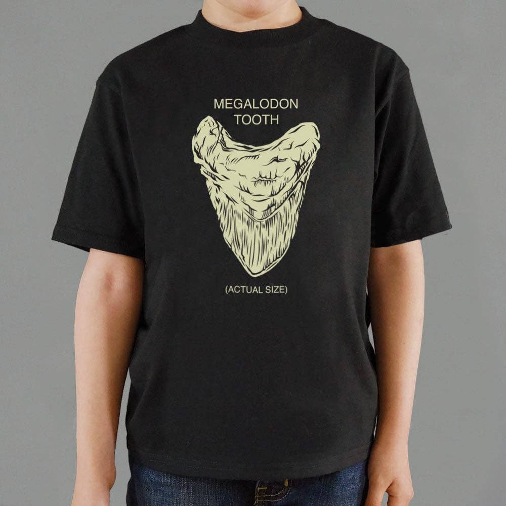 Zwart Megalodon Tooth T-shirt voor kinderen voor groothandel op Faire0