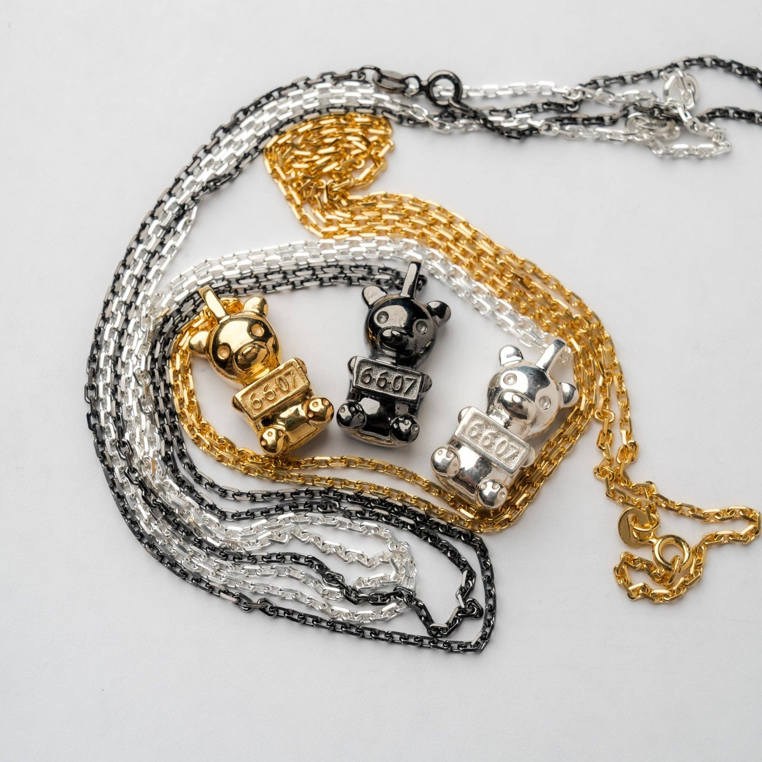 Vandal Gummy Bears - Wholesale Pendant/Charm Necklace - "Vandal Gummy" Necklace - 18k Gold (plated)4