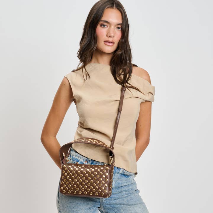 Moda Luxe – wholesale Axelremsväska – Dam – Isabel Nudded Crossbody10