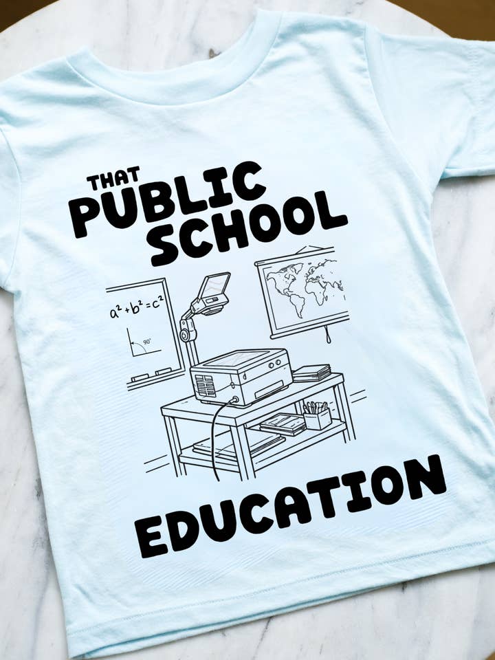 École Publique Édu | T-shirt Graphique Enfant pour la vente par Ambitious Kids