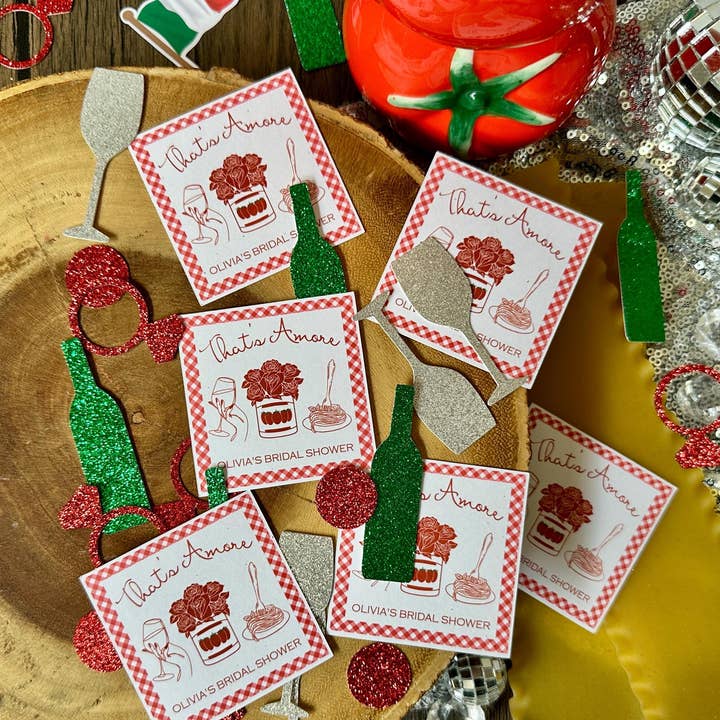 50 Pieces Thats Amore Confetti| Thats Amore Bachelorette| Italian Bach Party Decor| Pizza Party Theme| Italy Party Decor| Pasta Party Deco and other Purchase Wholesale viennoiserie prêt à cuire. Free Returns & Net 60 Terms on Faire trending on Faire.