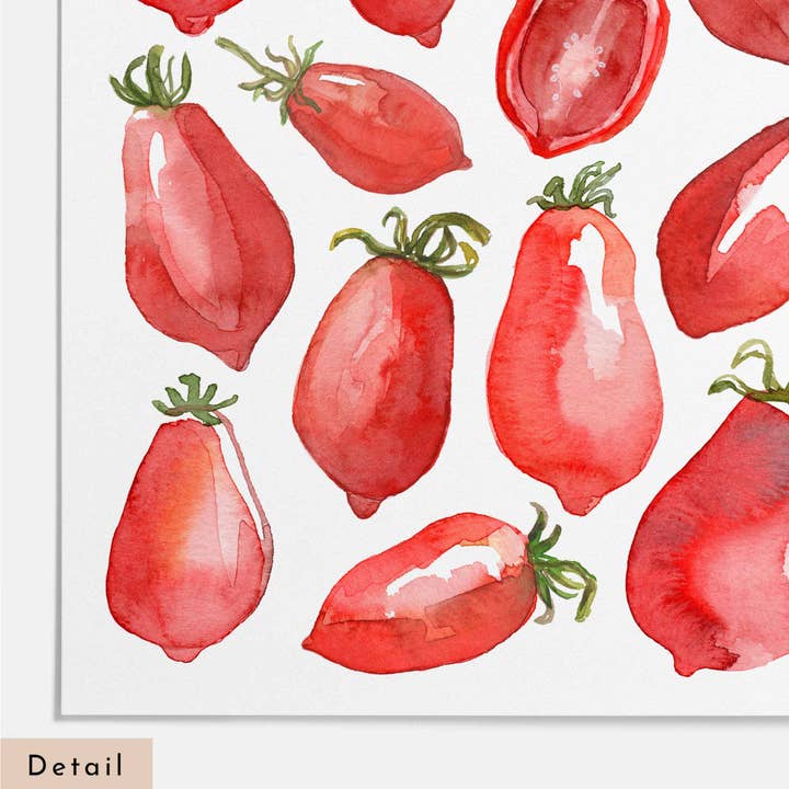 Calex Studio - Wholesale Everyday Greeting Card - San Marzano Italian Tomatoes - Blank Greeting Card3