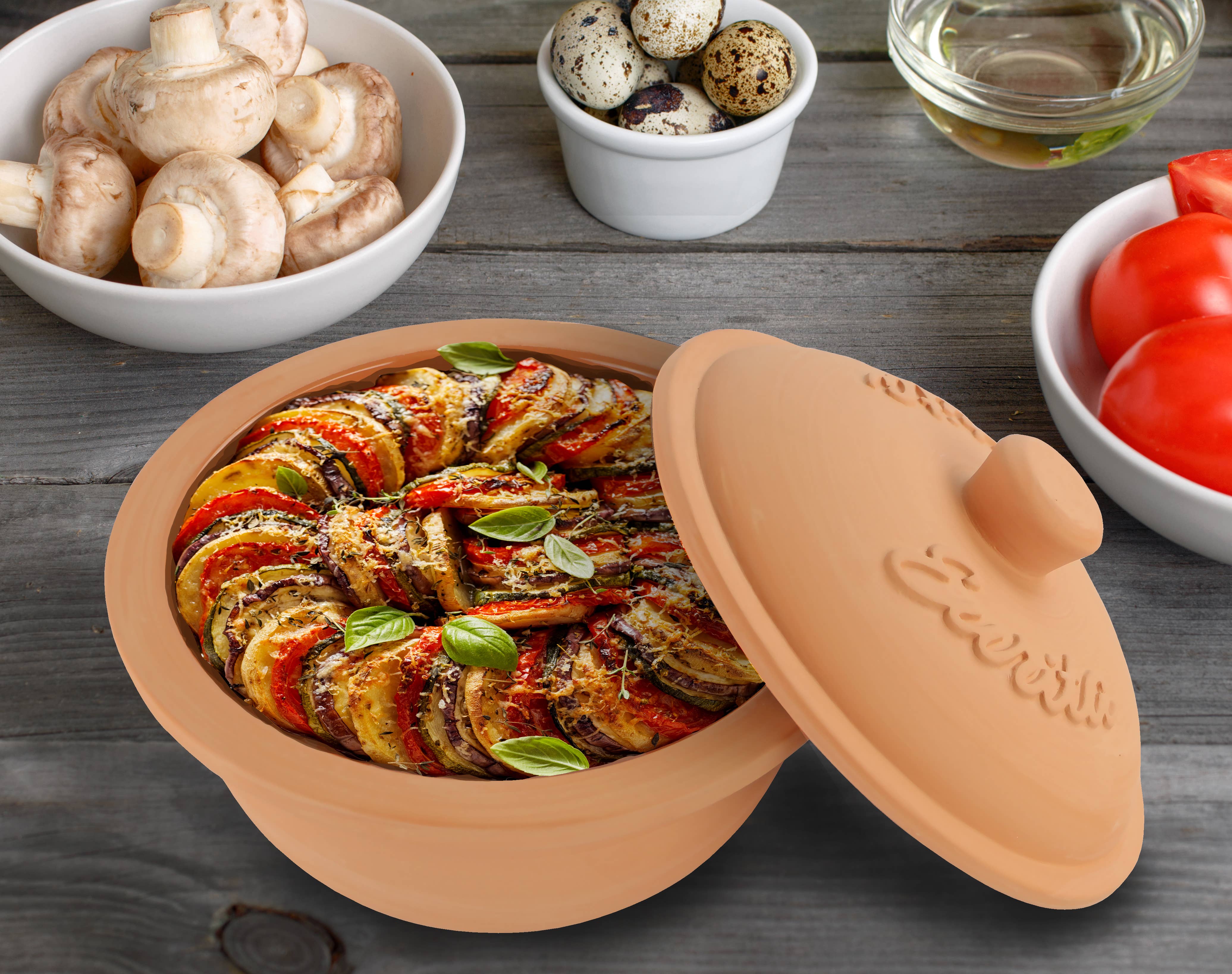 Reston Lloyd - Vente Marmites - EURITA, four hollandais rond en argile (2 tailles)2