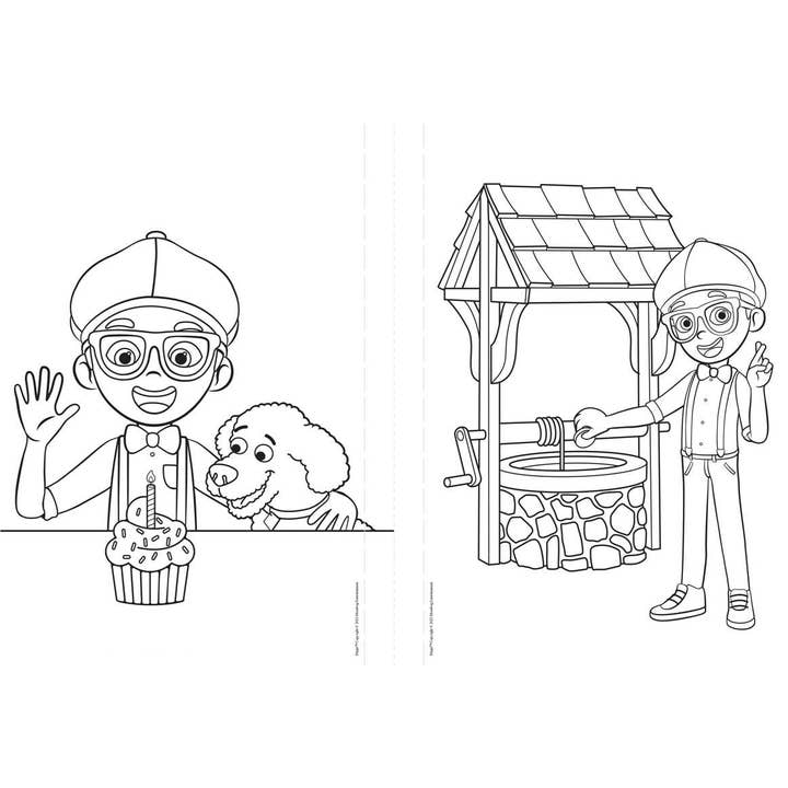 Simon & Schuster - Wholesale Coloring Book - Adult - Blippi: My First Coloring Book by Editors of Studio Fun International