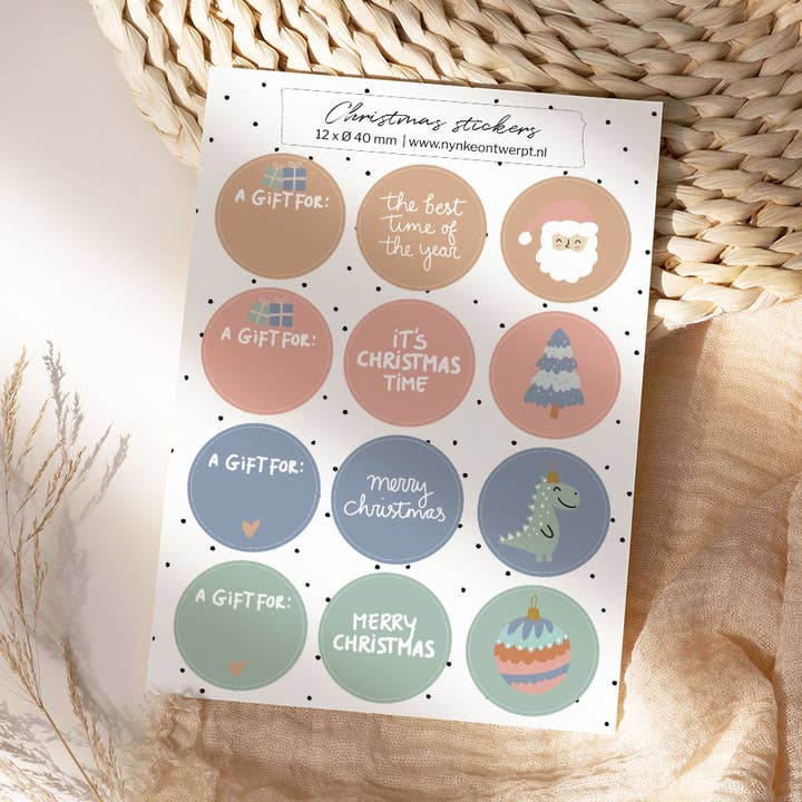 Sticker sheet A5 | Christmas Gifts for wholesale by NynkeOntwerpt