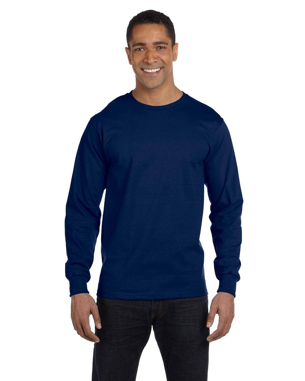 Total Apparel - Wholesale T-Shirt - Unisex - Gildan Dryblend 50/50 Long Sleeve Blank T-Shirt | 84006