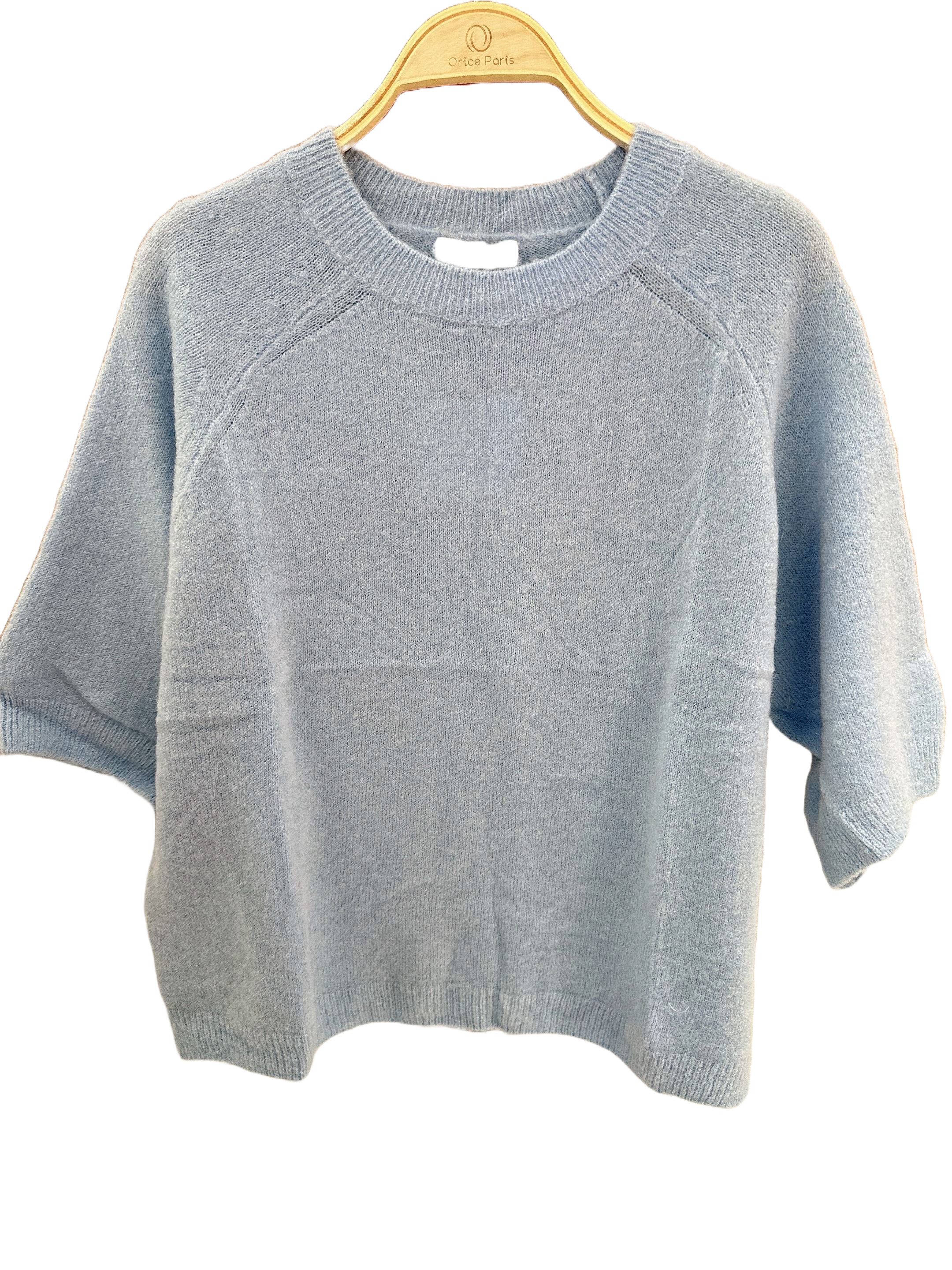 Orice – wholesale Pullovertröja - Dam – Kortärmad rundhalsad stickad tröja - Orice6