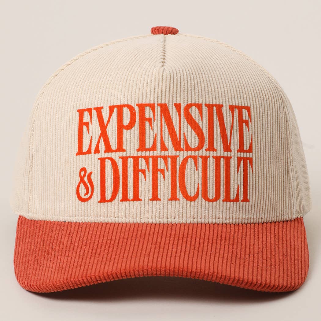 Fashion City - Wholesale Trucker Hat - Unisex - EXPENSIVE & DIFFICULT Corduroy Trucker Hat8
