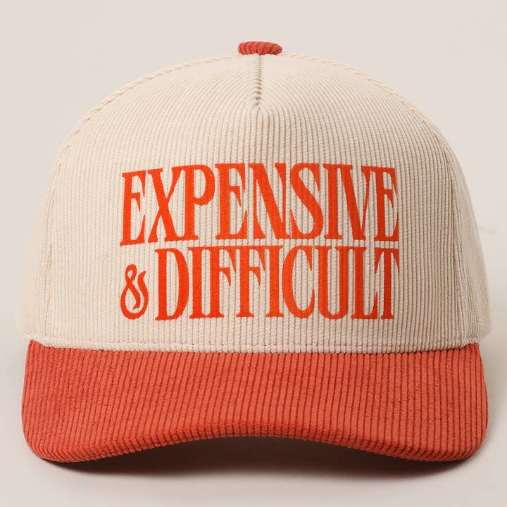 Fashion City - Wholesale Trucker Hat - Unisex - EXPENSIVE & DIFFICULT Corduroy Trucker Hat8
