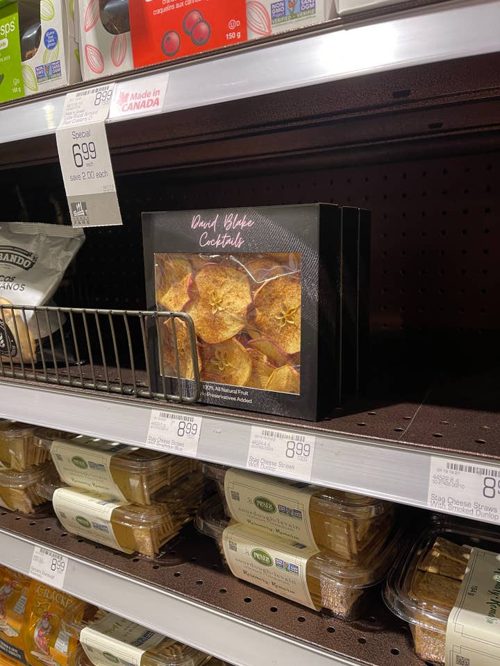 Dehydrated Spiced Apple - 30+ Piece Dehydrated Apple Box for wholesale by David Blake Cocktails