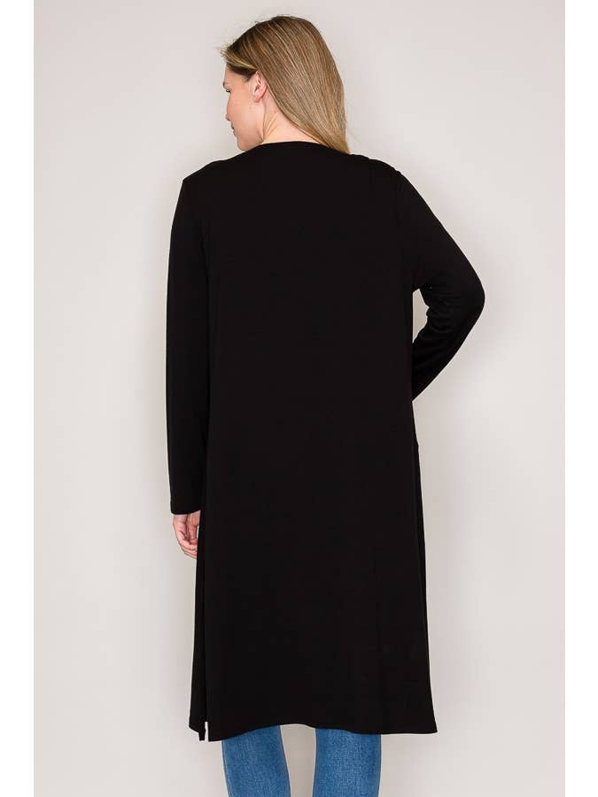 Chris & Carol Apparel - Wholesale Cardigan - Women's - KNIT LONG SLEEVE CARDIGAN