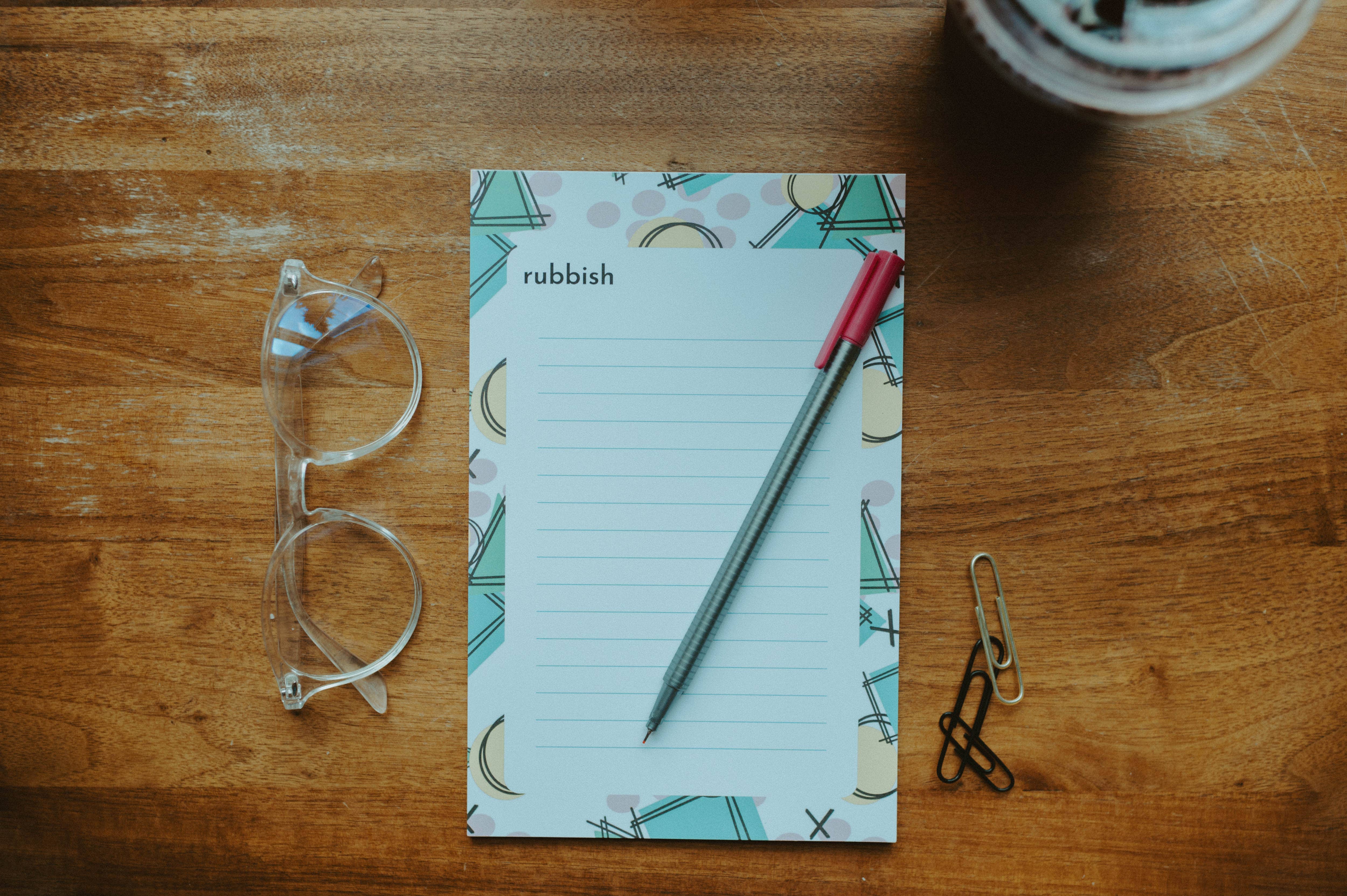 BrickandBarley - Wholesale Notepad - Rubbish Notepad2