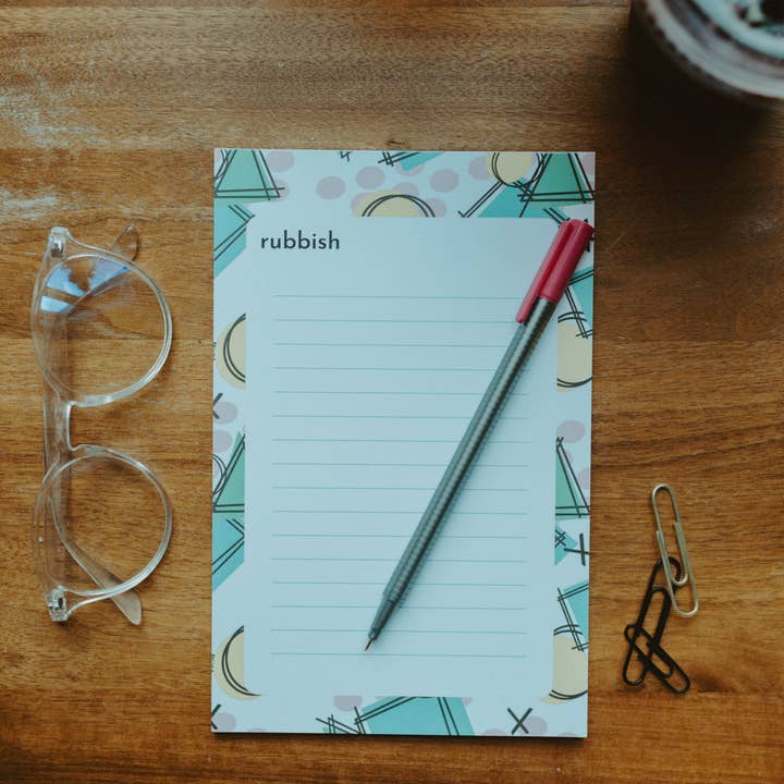 BrickandBarley - Wholesale Notepad - Rubbish Notepad2