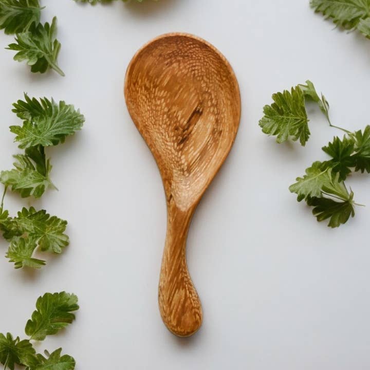 Handcarved Wooden Coffee, Tea Spoon - Measuring Spoon for wholesale by 194 Craft House
