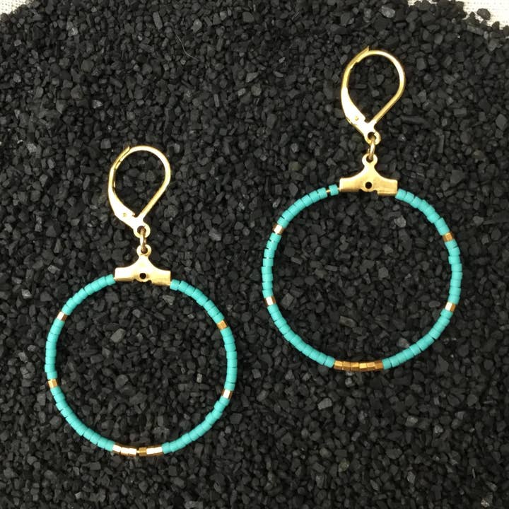 Ayana (petit) - Bleu clair/doré pour la vente par Soul Rebel