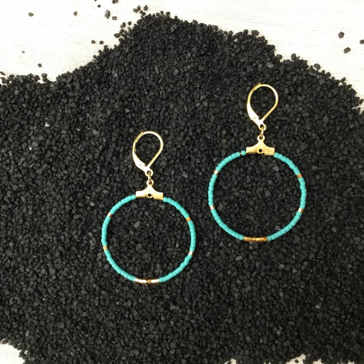 Ayana (lille) -Lyseblå/Guld for engroshandel hos Soul Rebel