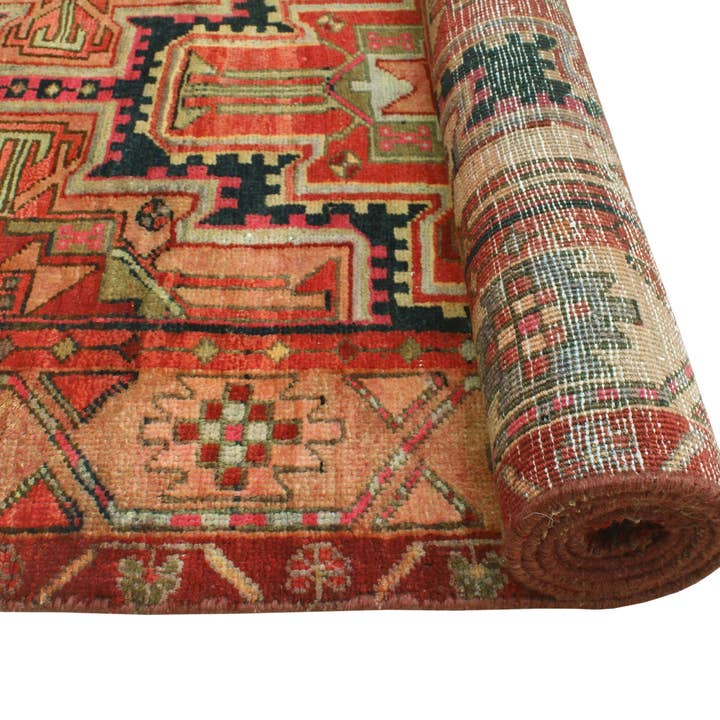 Noori Rug - Wholesale Area Rug - Fine VTG Amal Red/Navy Runner, 3'2" x 9'9"6