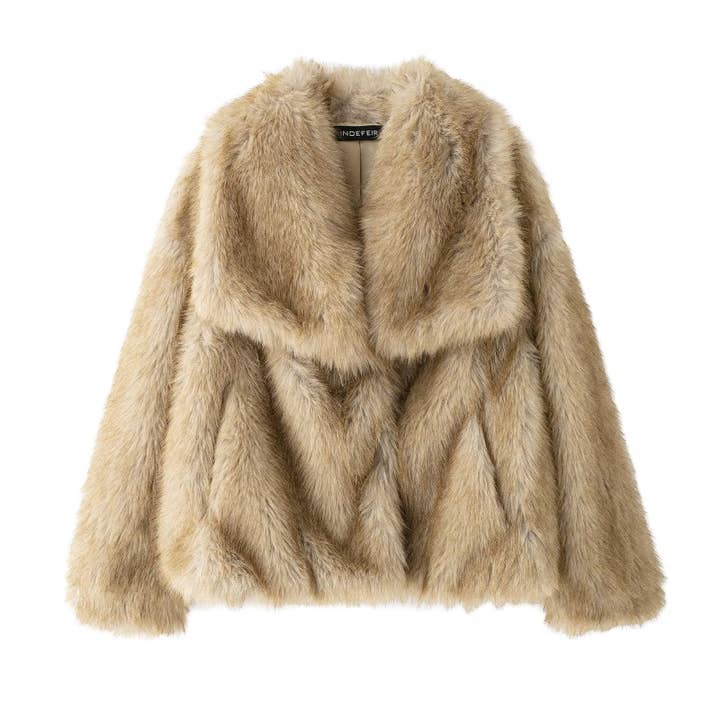 Marayn - Wholesale Fur/Faux Fur Coat - Women's - Luxury Faux Fur Coat European Chic Elegant Queen Style1