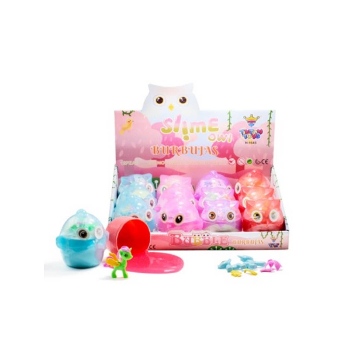 COULEURS ASSORTIES Jouet Surprise Slime Hibou en vente sur Faire3
