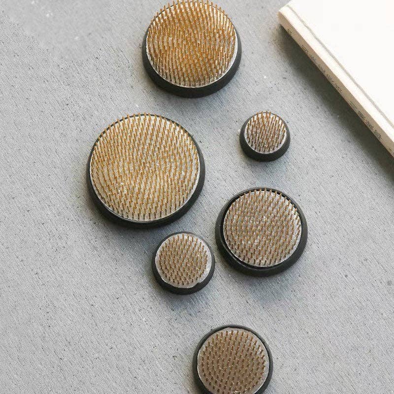 Gohobi （We cover U.S. import duties） - Wholesale Decorative Tabletop Object - Gohobi Ikebana Kenzan Stainless Steel Flower Stand17