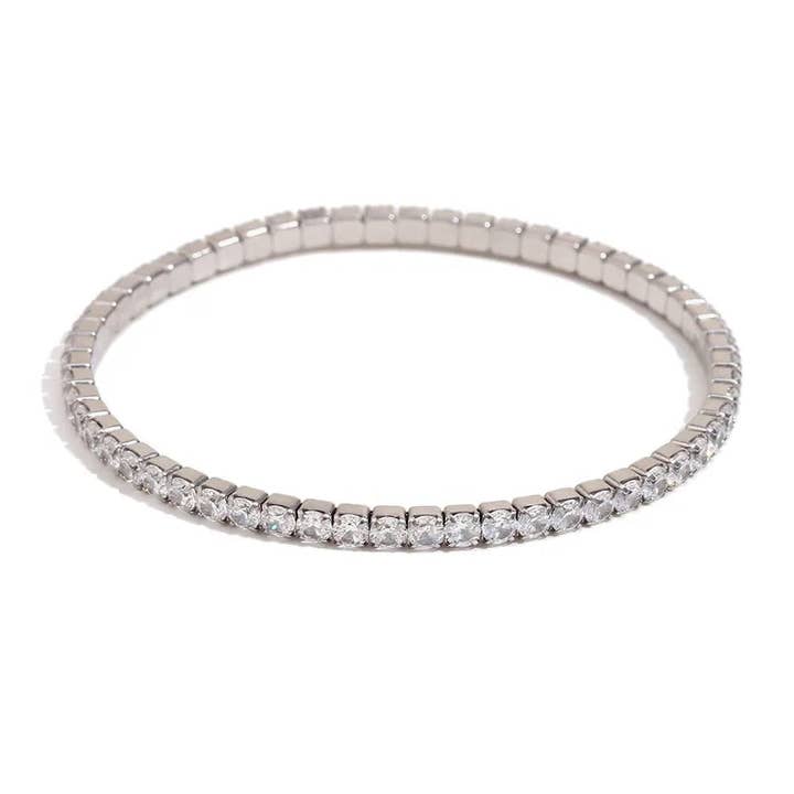 OliviaBlair Designs - Wholesale Tennis Bracelet - Stretchy tennis bracelet - 3mm1