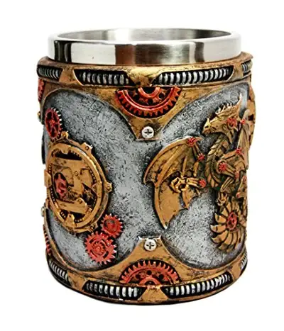 Pacific Trading - Wholesale Coffee Mug - Steampunk Dragon Mug3