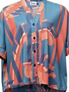 Camisa La DELICEUSE/estampado rojo Taiwan para venta al por mayor de Bubble Mood