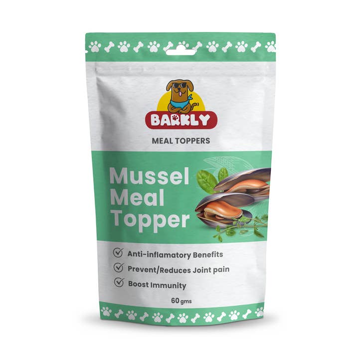 Barkly Natural Dog Treats - Wholesale Pet Treats - Dog - Mussel Meal Topper0