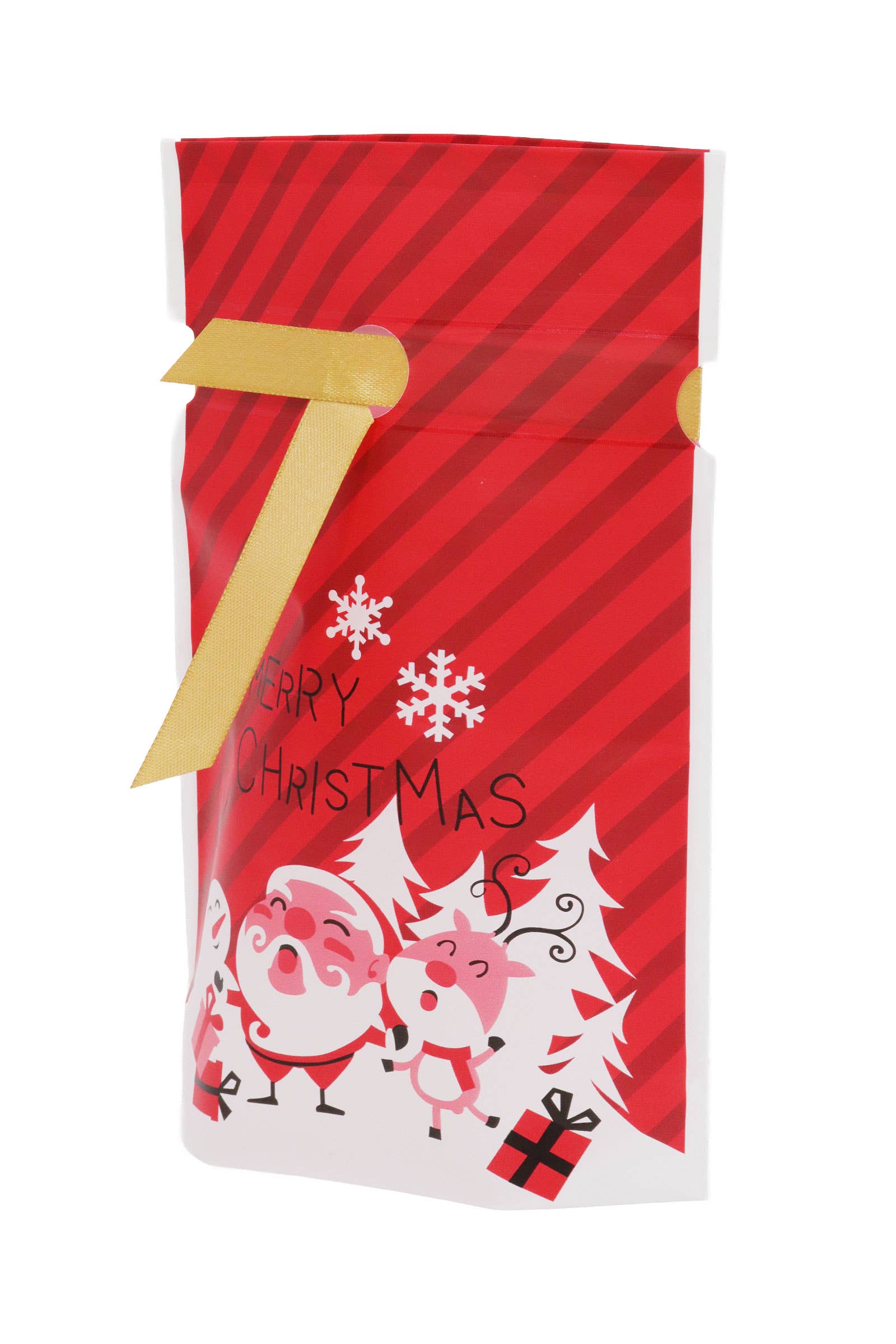 ASSORTED Christmas Drawstring Plastic Treat Bag - 48 Pcs for wholesale on Faire1