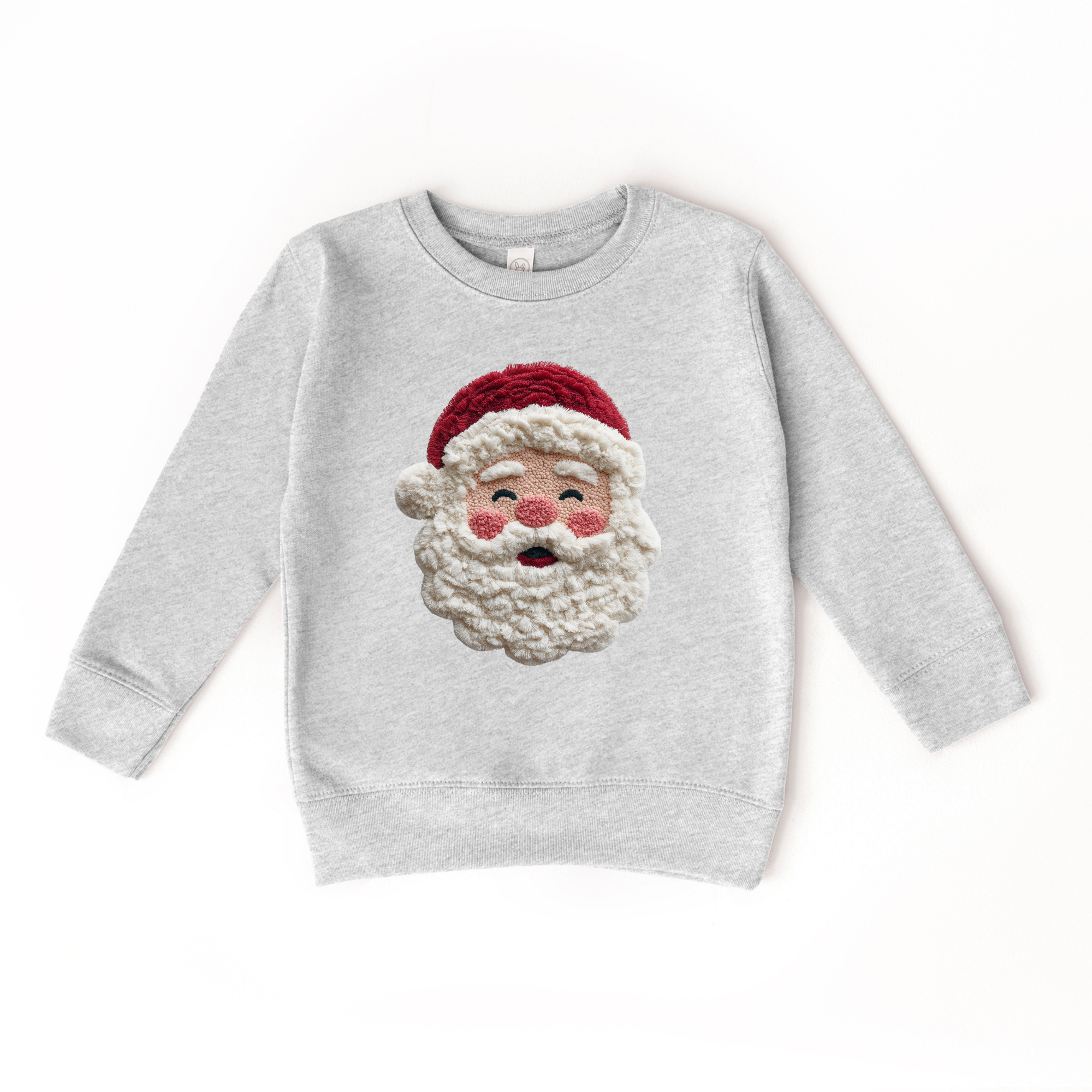 Benny & Ray Apparel - Vente Sweat-shirt – enfant - Sweatshirt de Noël pour enfants avec Père Noël joyeux en faux fil3