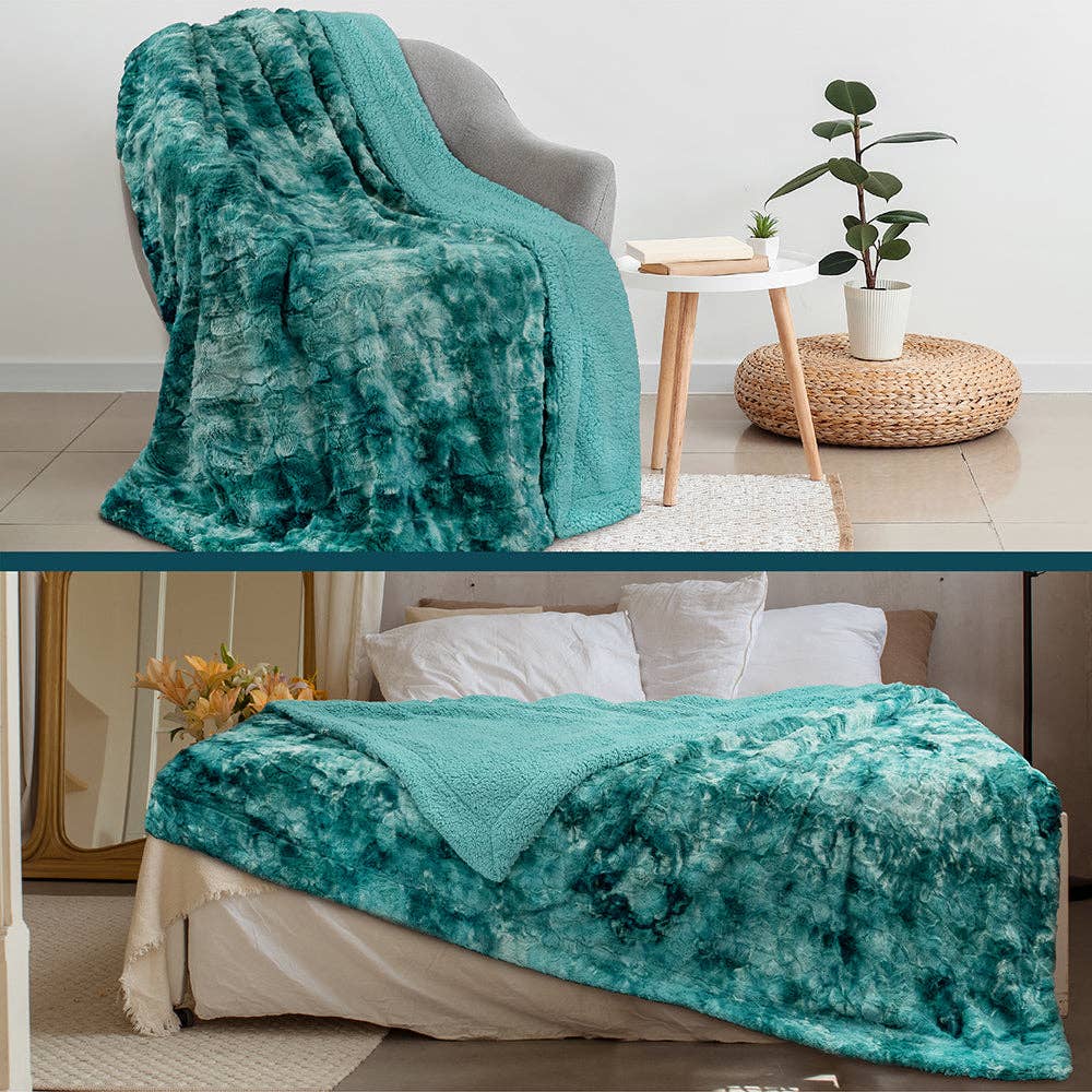 Pavilia – Manta para sofá por atacado – Manta de lã sherpa Minky43