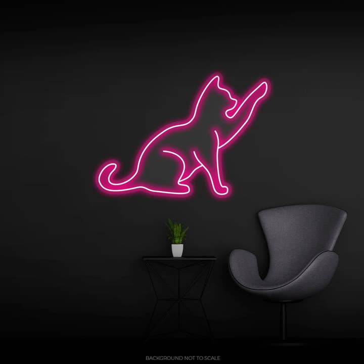 Katzenpfote Ledneon für den Großhandel von Helloneon