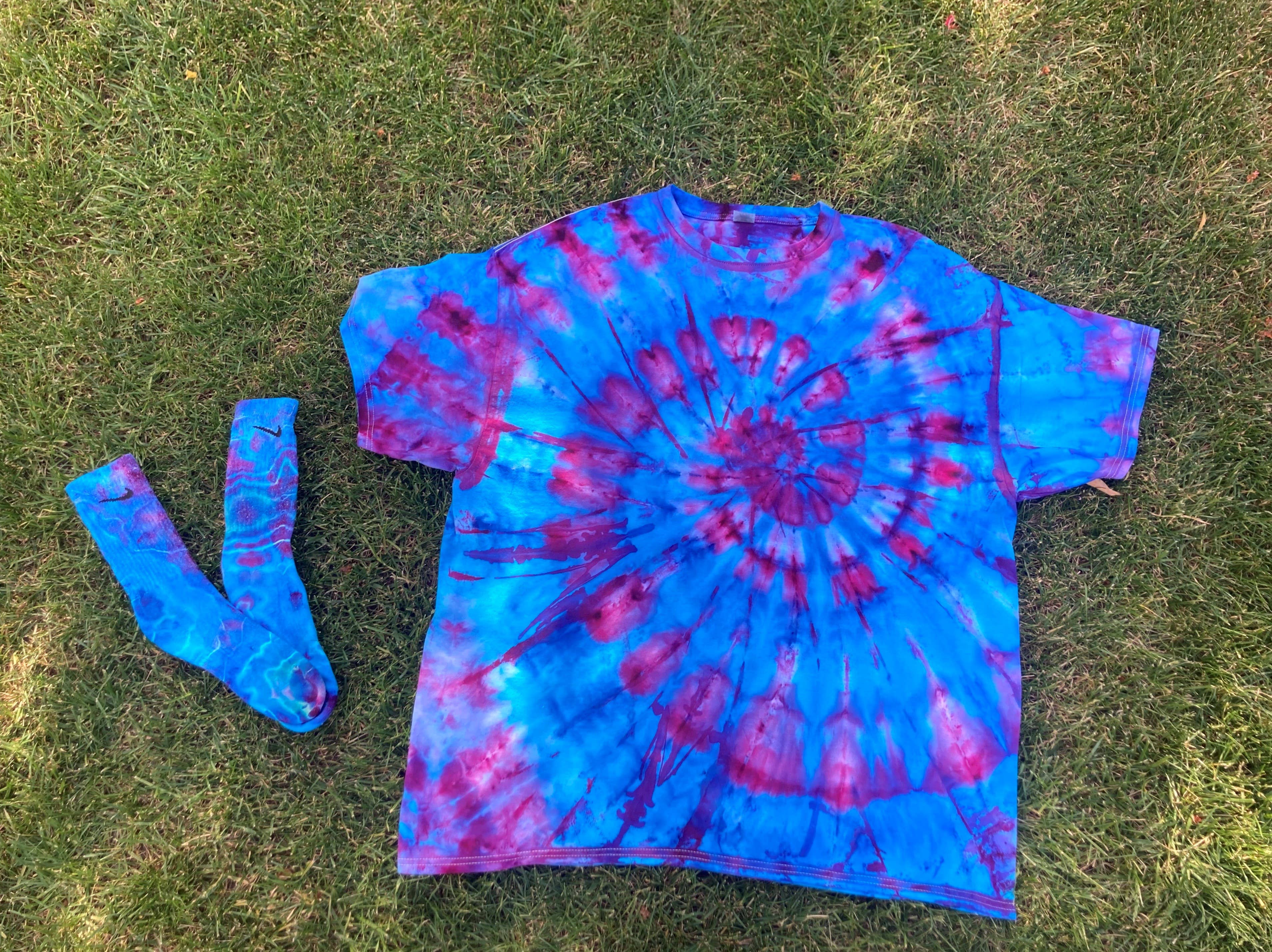 Sunshine Tie Dye - Wholesale T-Shirt - Women's - Classic Spiral T-shirt34